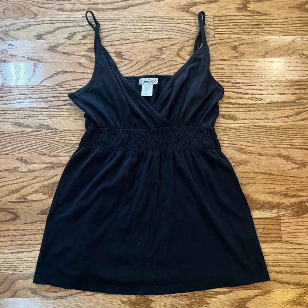 y2k full tilt black babydoll camisole
